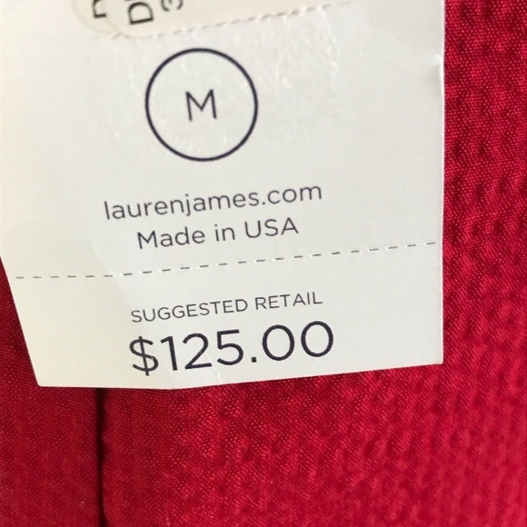 NWT Lauren James Landry Seersucker Dress M - Picture 7 of 8